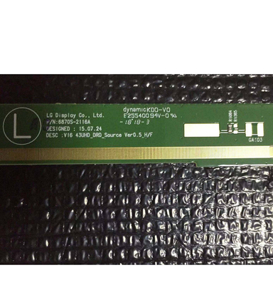 Het Comité van TV van LC430EGY SJ M1 6870S-2116A Geleid LG het Schermvervanging van 43 Duimtv